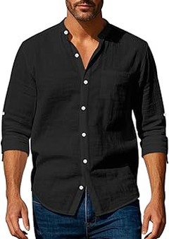 Camisas negras de lino: ¿son adecuadas para todos los tipos de cuerpo?