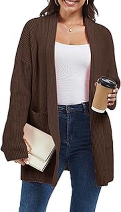 Guía para Combinar Chaquetas de Punto Largas en tus Outfits