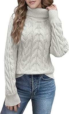 Guía para combinar jerseys de cuello alto según tu tipo de cuerpo