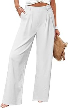 Tips para combinar pantalones blancos anchos con estilo