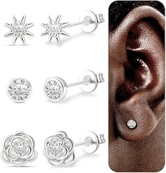 Comparativa de materiales en pendientes pequeños: oro, plata y acero