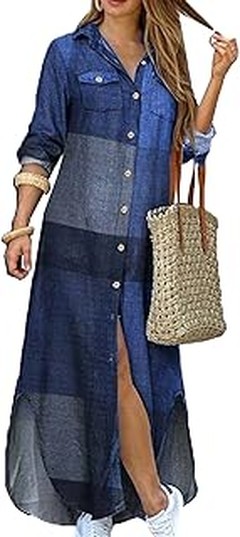 Diferentes estilos de vestidos camiseros para diario que puedes usar