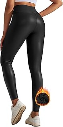 Outfits con pantalones de piel o efecto cuero