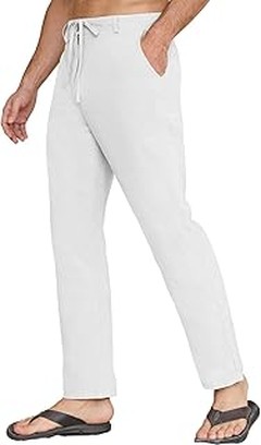 Inspírate en los Looks de Celebridades con Pantalones de Lino