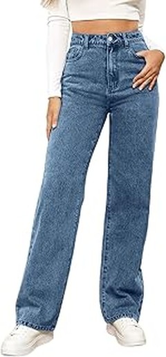 Pantalones vaqueros rectos ideales para mujeres curvy