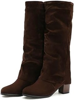 Los mejores materiales para botas altas elegantes en invierno