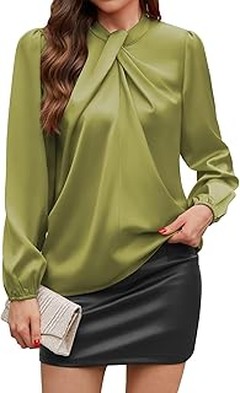 Las mejores blusas elegantes de manga larga para eventos formales