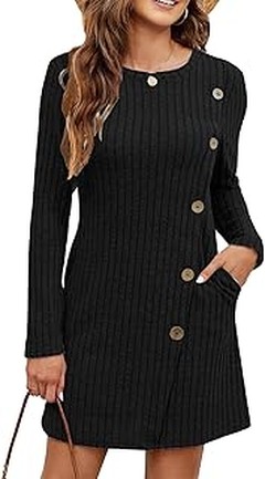 Descubre los mejores vestidos de punto para invierno según el clima