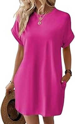 Vestidos camiseteros para diario