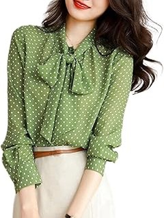 Las últimas tendencias en blusas con lazada al cuello