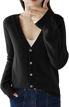 Descubre los diferentes tipos de cardigans finos para oficina
