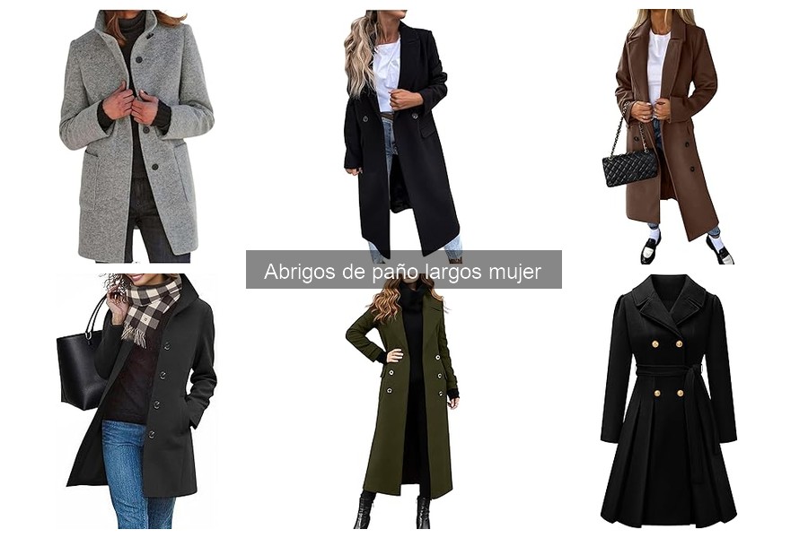 Abrigos de paño largos para cada tipo de cuerpo femenino