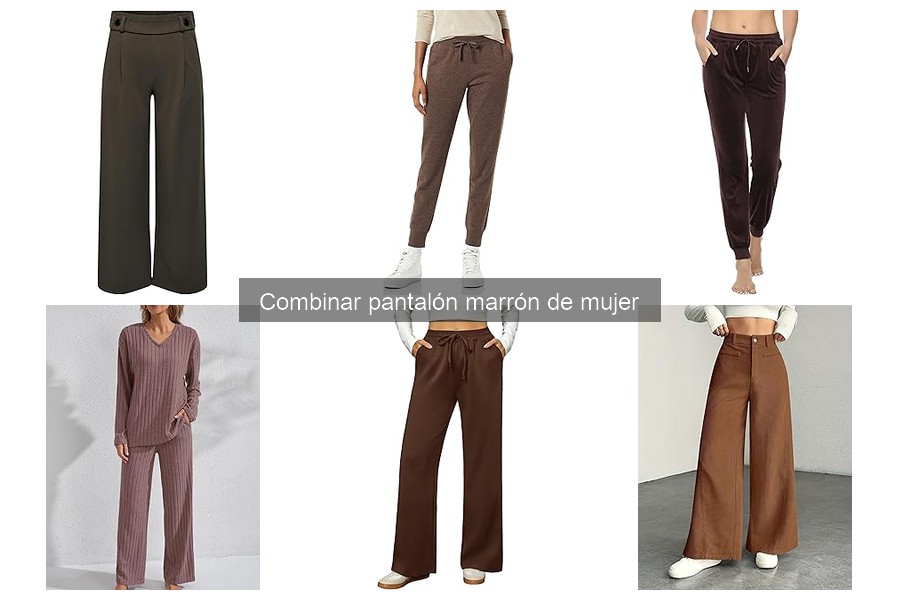 Accesorios ideales para combinar con pantalones marrones