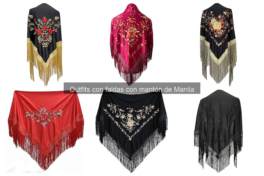 Accesorios ideales para faldas y mantón de Manila