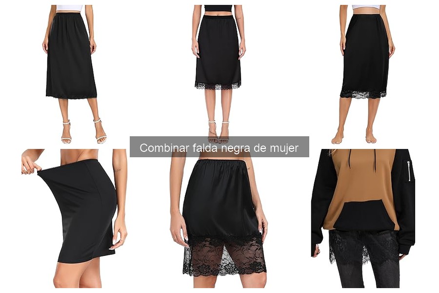 Accesorios Imprescindibles para Faldas Negras de Mujer