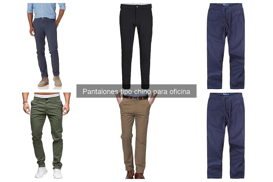 Ajustes fáciles para pantalones chinos en la oficina