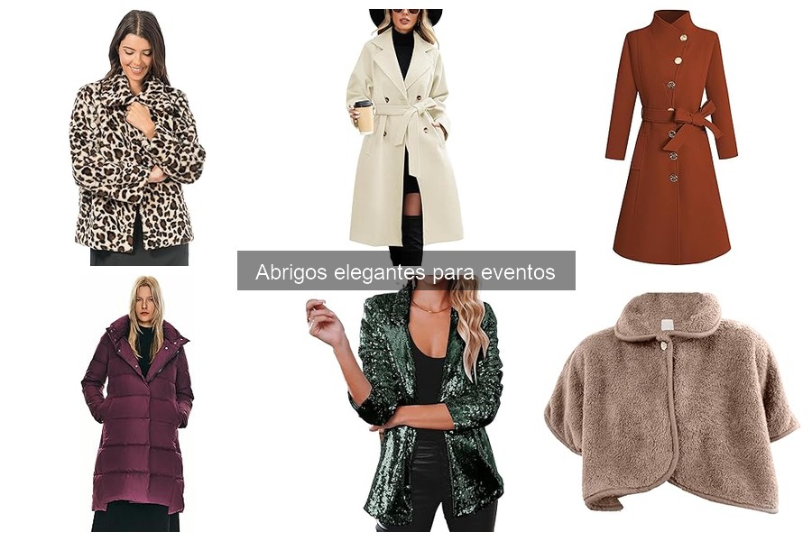 Alternativas a abrigos elegantes para eventos informales