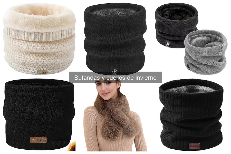 Alternativas a bufandas de invierno: cuellos y chalecos