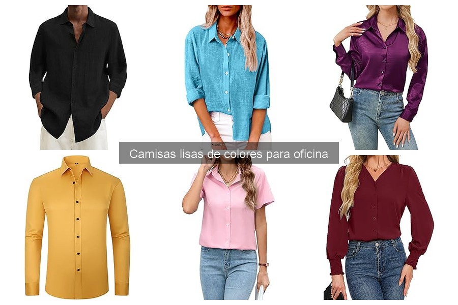Alternativas a camisas lisas para oficina: opciones elegantes