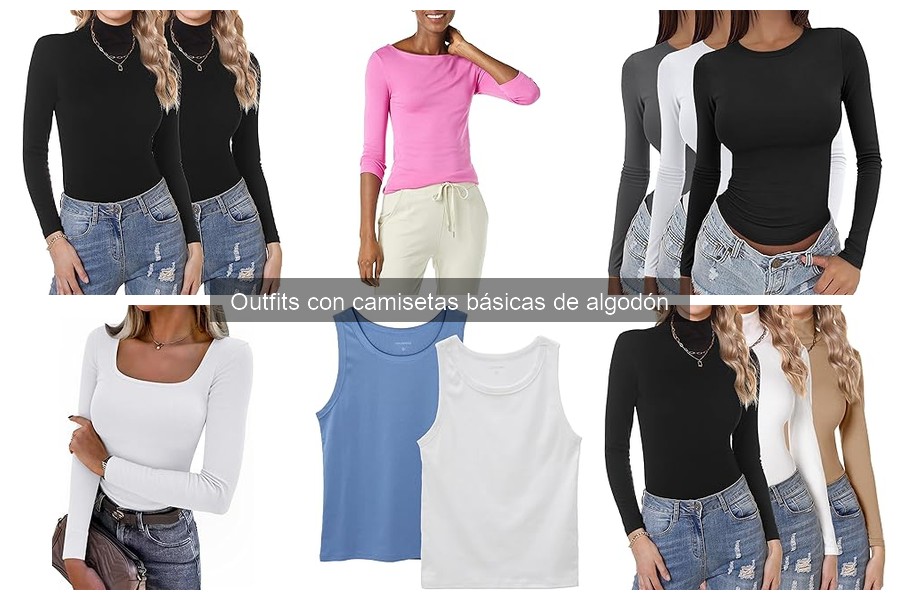Alternativas a camisetas básicas de algodón para tus outfits
