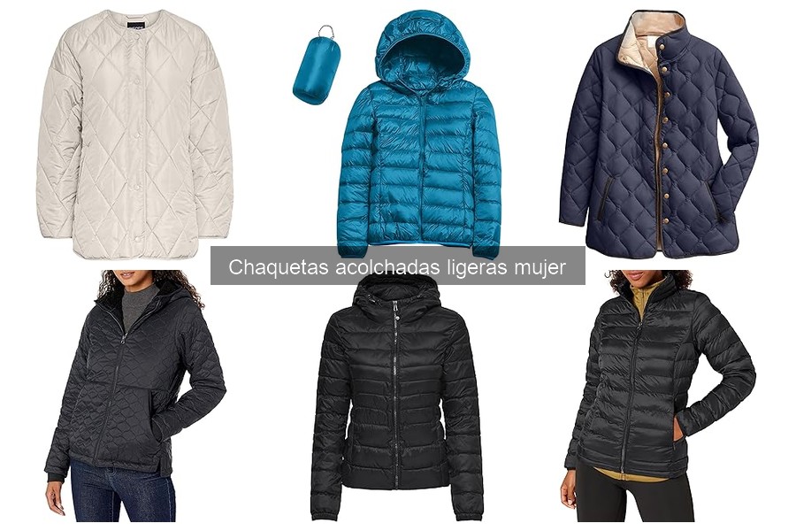 Alternativas a chaquetas acolchadas ligeras para mujer
