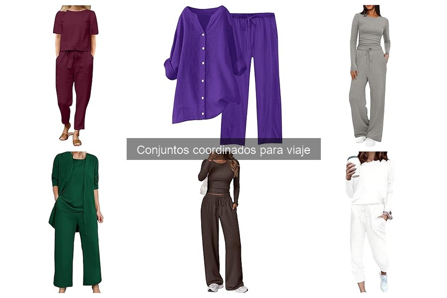 Alternativas a conjuntos coordinados para viaje: opciones cómodas