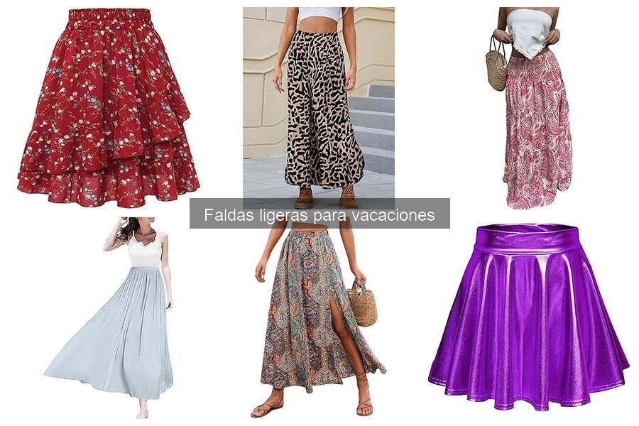 Alternativas a Faldas Ligeras para Vacaciones: Tips y Opciones