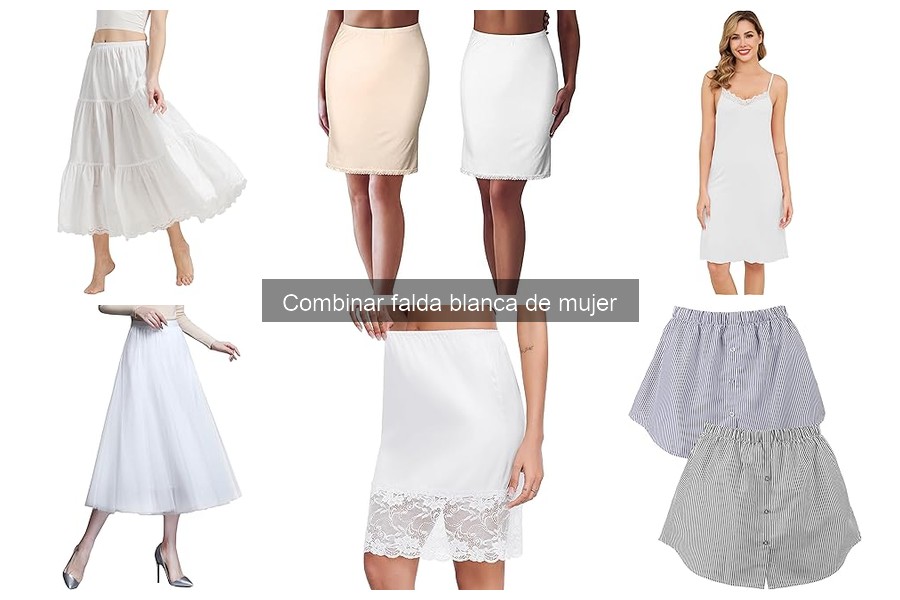 Alternativas a la falda blanca para un estilo único