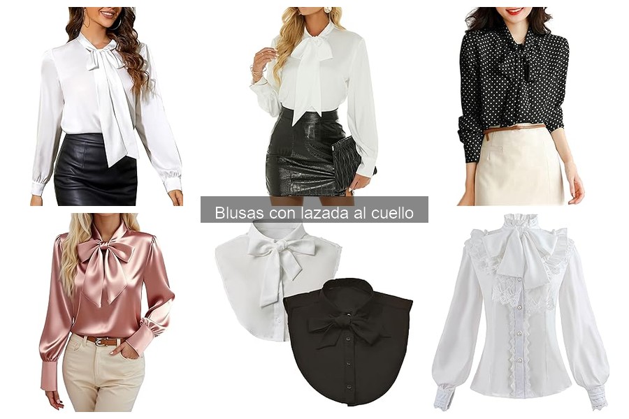 Alternativas a las blusas con lazada al cuello: 5 opciones