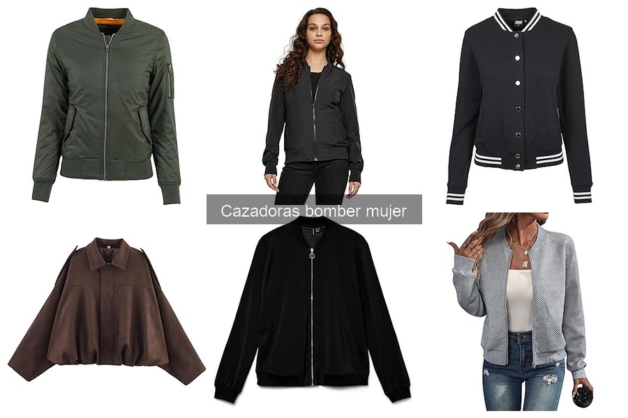 Alternativas a las cazadoras bomber para mujer
