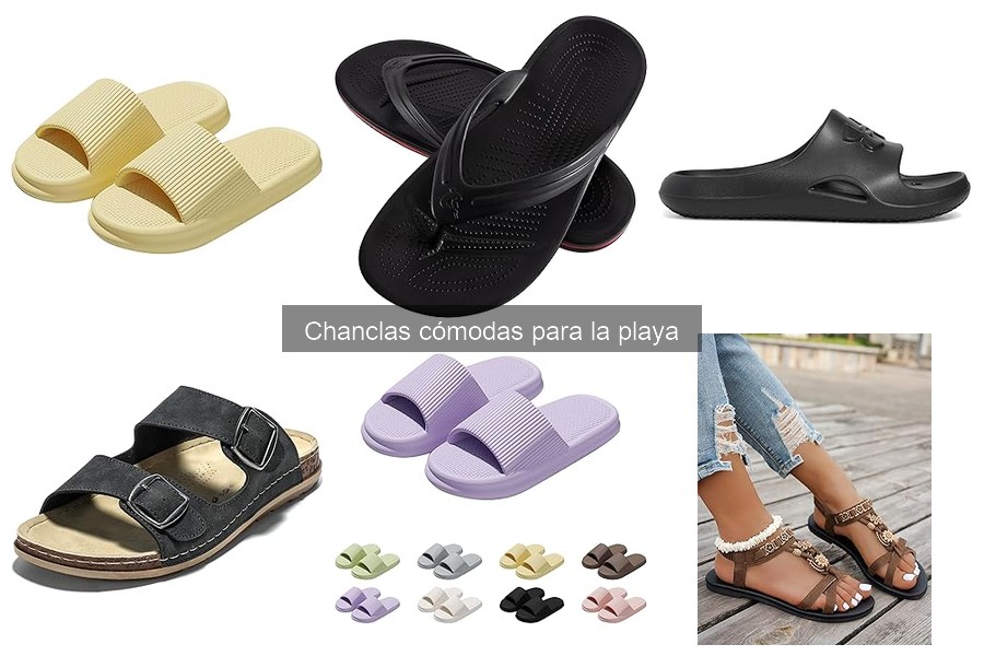 Alternativas a las chanclas para la playa: Descubre opciones cómodas
