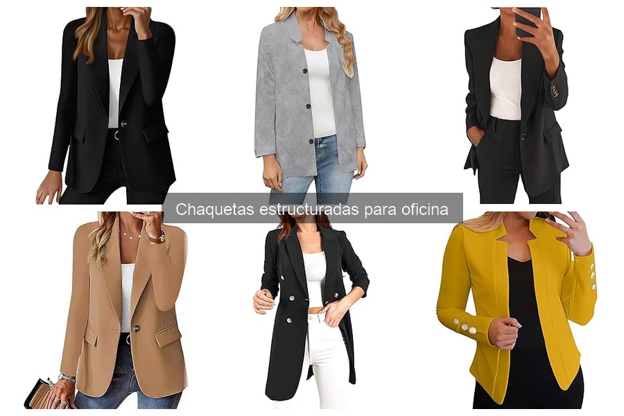 Alternativas a las chaquetas estructuradas para oficina