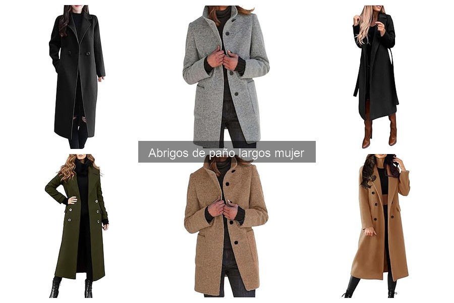 Alternativas a los abrigos de paño largos para mujer