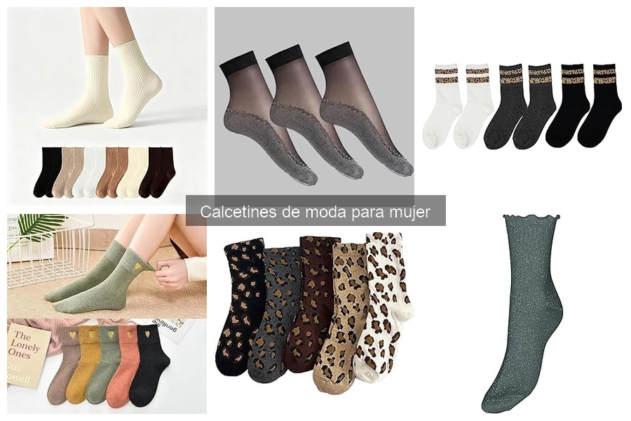 Alternativas a los calcetines de moda para mujer