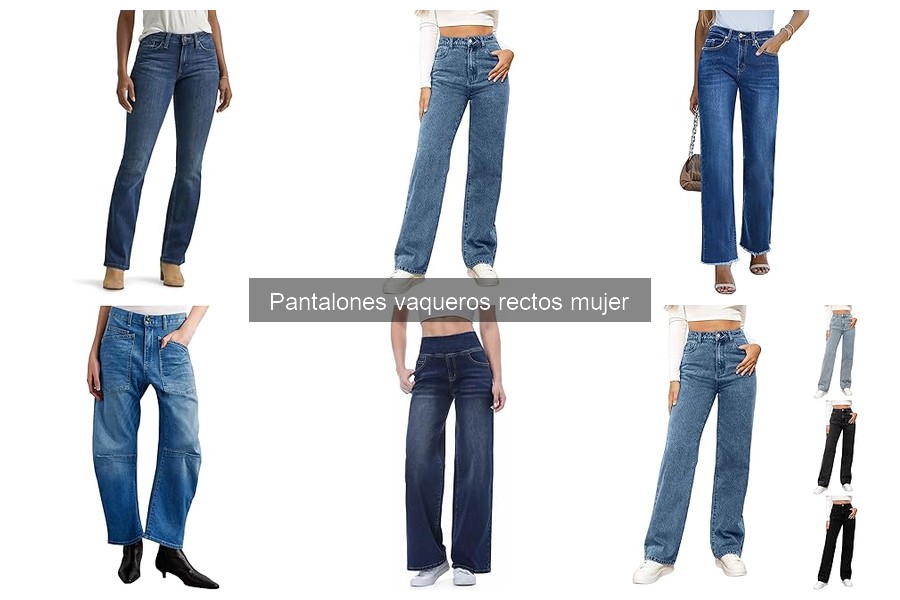 Alternativas a los pantalones vaqueros rectos para mujer