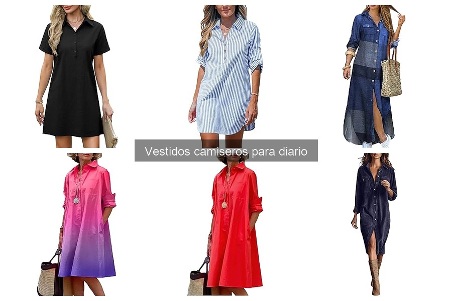 Alternativas a los vestidos camiseros para el trabajo