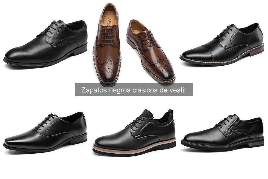 Alternativas a los zapatos negros clásicos de vestir