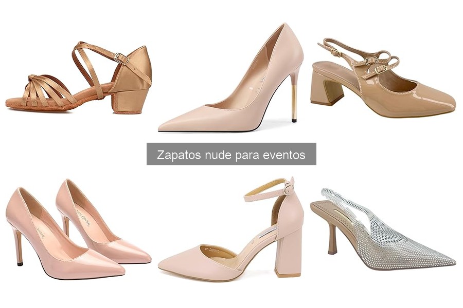 Alternativas a los zapatos nude para eventos elegantes