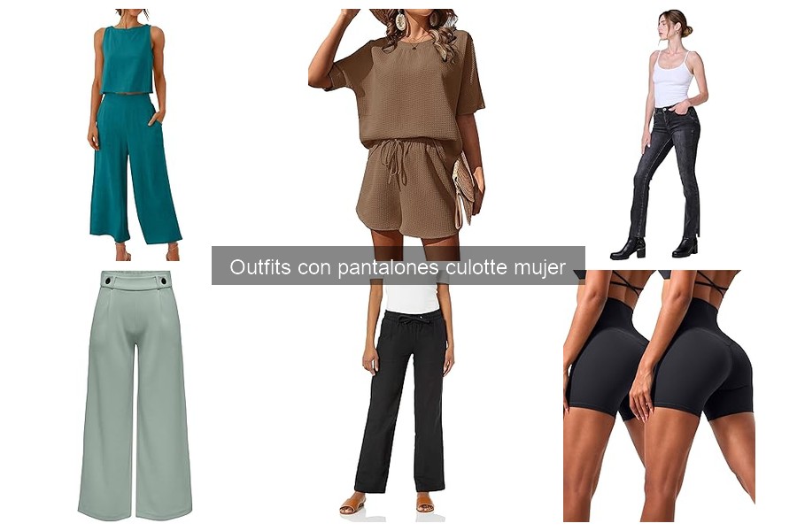 Alternativas a Pantalones Culotte para un Look Similar
