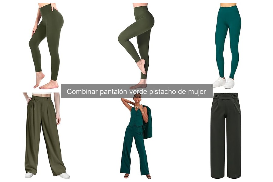 Alternativas a pantalones verde pistacho para un look similar