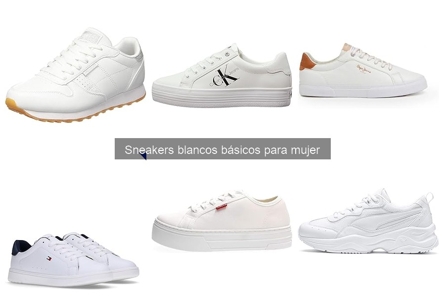 Alternativas a sneakers blancos básicos para mujer