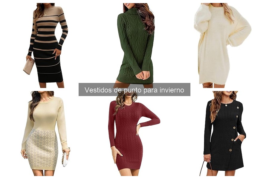 Alternativas a vestidos de punto para invierno: ¡Descúbrelas!