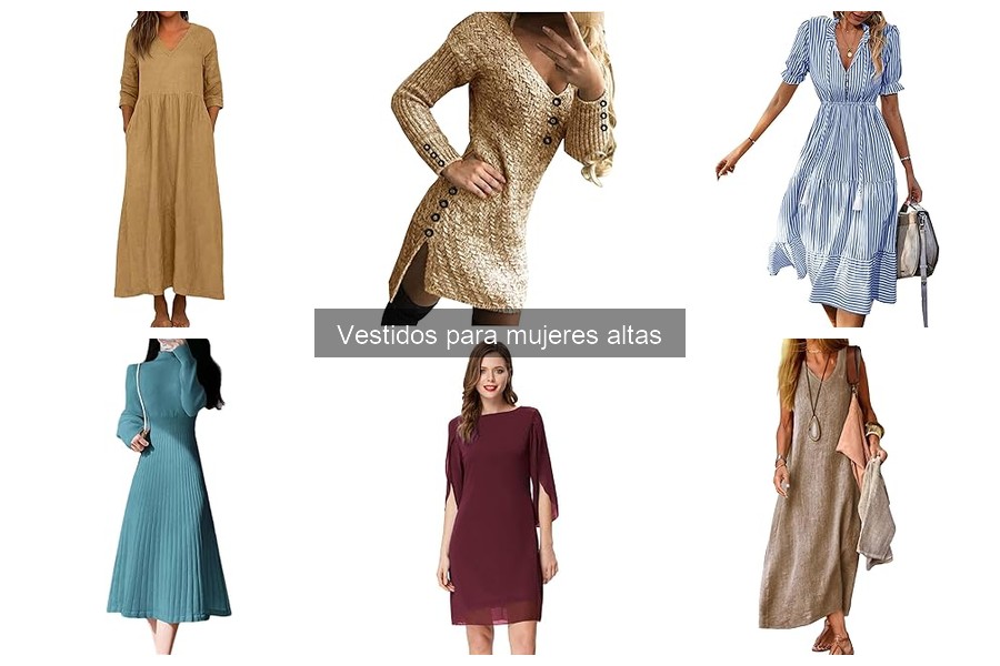 Alternativas a Vestidos para Mujeres Altas: Guía de Estilo