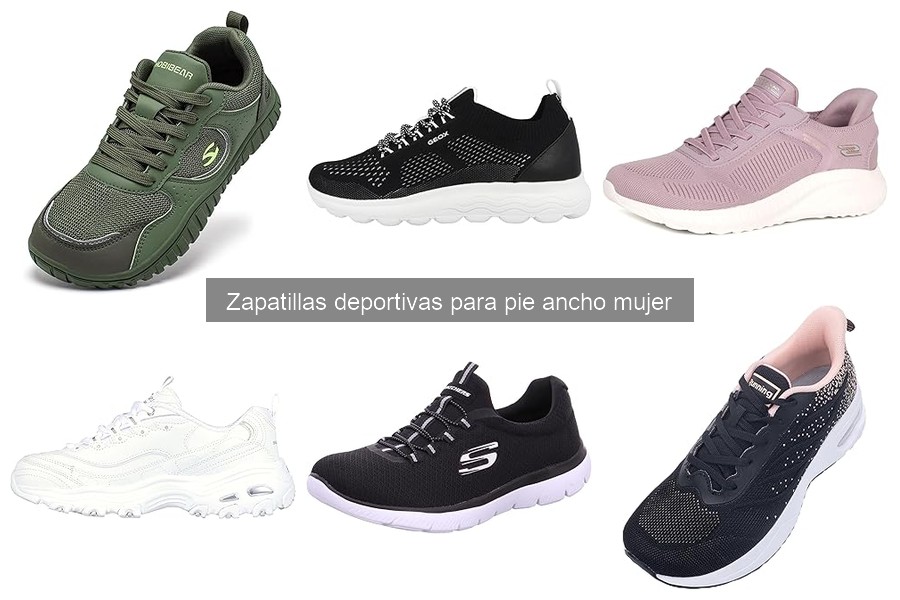 Alternativas a Zapatillas Deportivas para Mujer con Pie Ancho