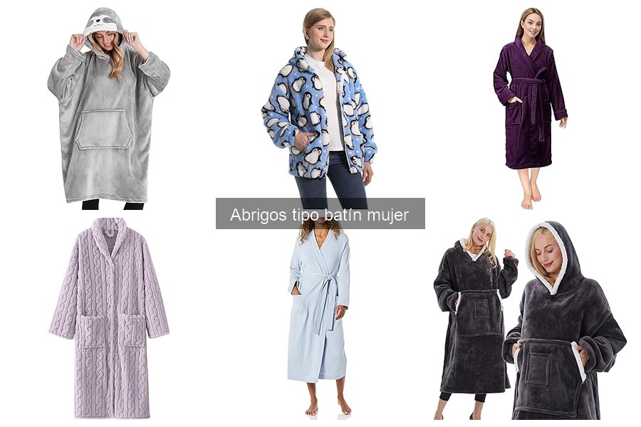 Alternativas al abrigo tipo batín para mujeres