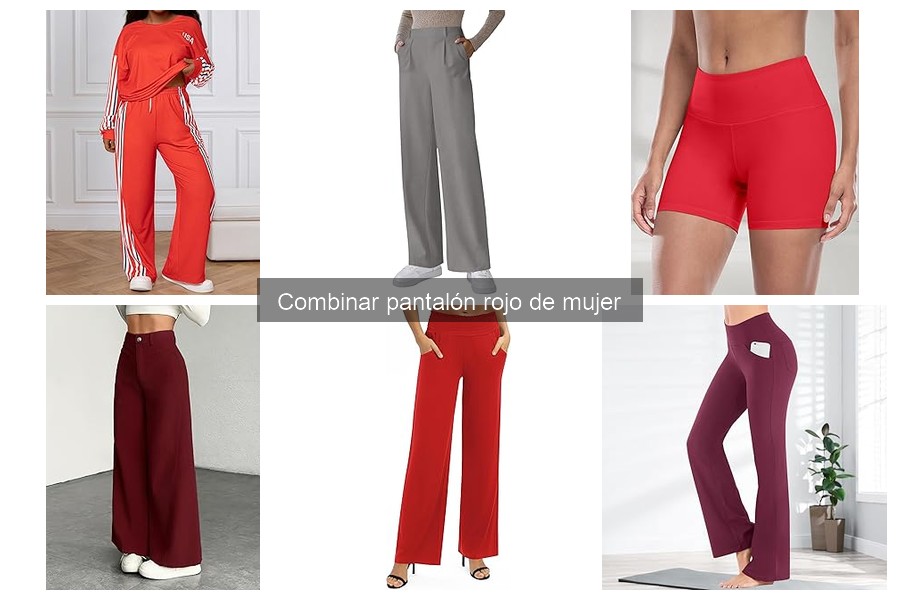 Alternativas al pantalón rojo: looks alternativos para mujer