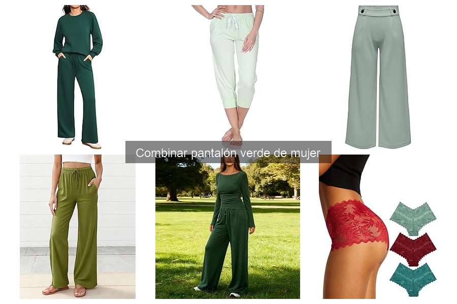 Alternativas al pantalón verde de mujer: estilos y colores