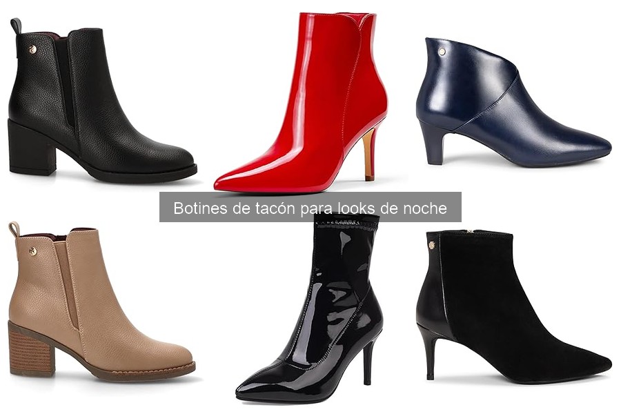 Alternativas cómodas a botines de tacón para eventos nocturnos