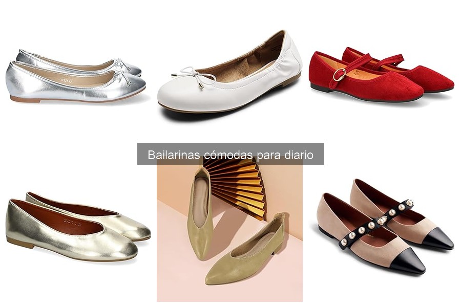 Alternativas cómodas a las bailarinas diarias para mujer