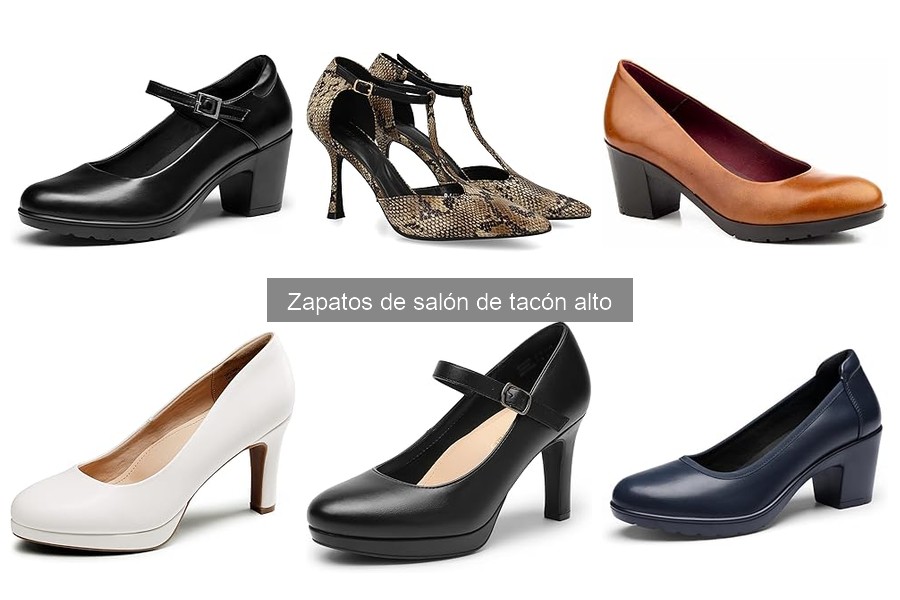 Alternativas cómodas a los zapatos de salón de tacón alto